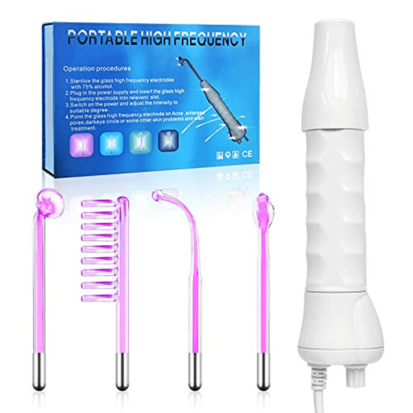 Portable High Frequency Electrotherapy Wand Device