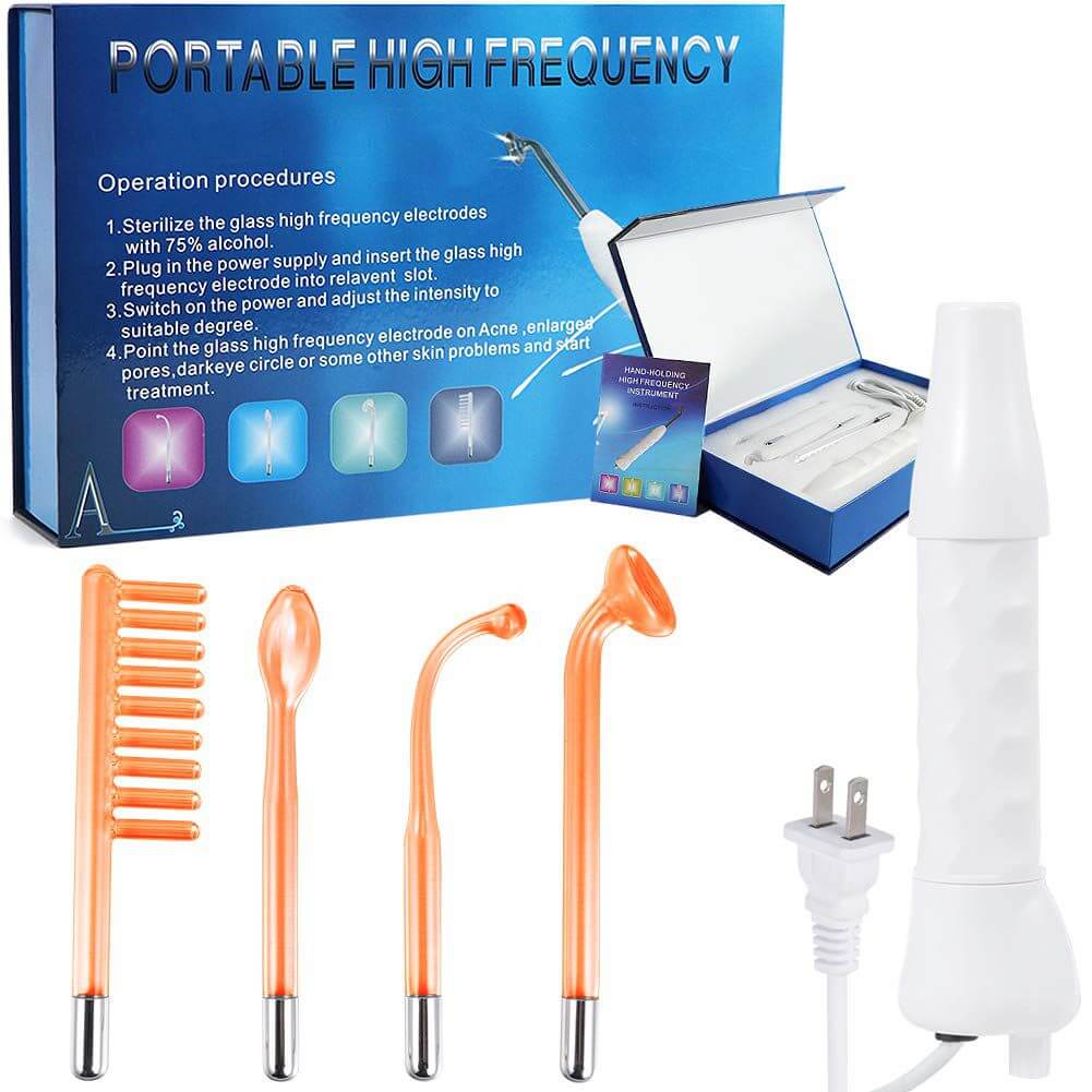 Portable High Frequency Electrotherapy Wand Device